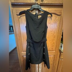 Tory Burch Elegant Black Sleeveless Dress